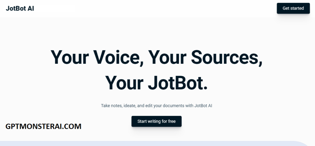 JotBot AI Harness The Power Of AI To Author High-Quality Written Content